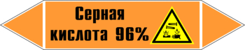 Маркировка трубопровода "серная кислота 96%" (k24, пленка, 252х52 мм)" - Маркировка трубопроводов - Маркировки трубопроводов "КИСЛОТА" - магазин "Охрана труда и Техника безопасности"